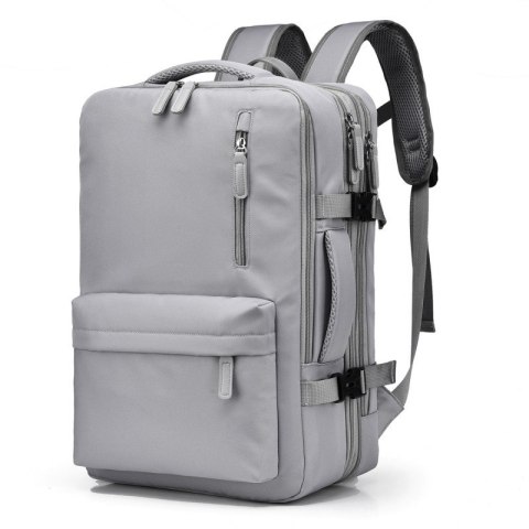 Plecak podróżny, kabinowy do samolotu, wodoodporny z USB, 44x30x16/26cm PL176