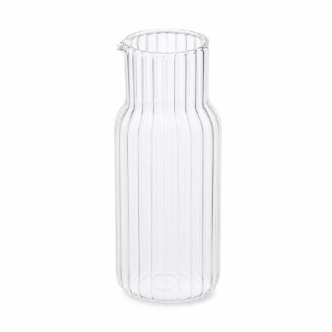 Karafka z falowanymi ściankami 510ml i pokrywką- szklanką 220 ml KARR02
