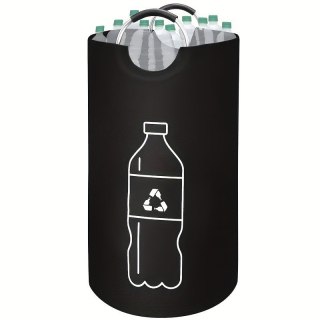 Organizer, materiałowy KOSZ na butelki plastikowe, uchwyt, 82L składany ORM37