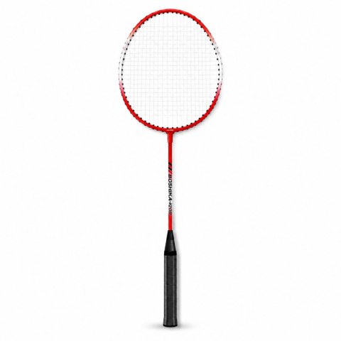 Zestaw do badmintona 2 czerwone paletki +3lotki, zestaw w sportowej torbie AR19CZE