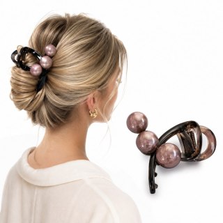 Spinka do włosów, do koka, elegancka klamra XL z kuleczkami SP473